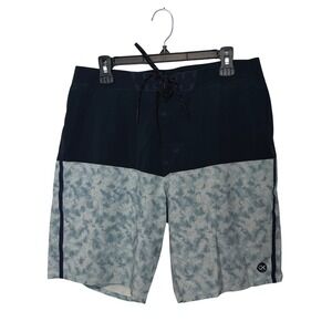 Outerknown Apex Board Shorts Mens 32 Navy Blue Swim Trunks Surf Beach Slater